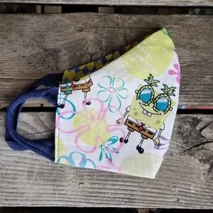 Spongebob Pineapple Face Mask handmade